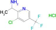 1-(3-CHLORO-5-(TRIFLUOROMETHYL)PYRIDIN-2-YL)ETHANAMINE HCL