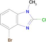 4-BROMO-2-CHLORO-1-METHYL-1H-BENZO[D]IMIDAZOLE