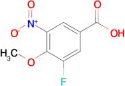 3-FLUORO-4-METHOXY-5-NITROBENZOIC ACID