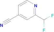 2-(DIFLUOROMETHYL)PYRIDINE-4-CARBONITRILE