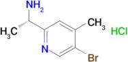 (S)-1-(5-BROMO-4-METHYLPYRIDIN-2-YL)ETHANAMINE HCL