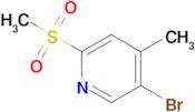 5-BROMO-4-METHYL-2-(METHYLSULFONYL)PYRIDINE