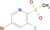 5-BROMO-3-FLUORO-2-(METHYLSULFONYL)PYRIDINE