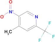 2-(TRIFLUOROMETHYL)-4-METHYL-5-NITROPYRIDINE