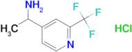 1-(2-(TRIFLUOROMETHYL)PYRIDIN-4-YL)ETHANAMINE HCL