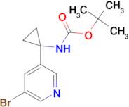 TERT-BUTYL (1-(5-BROMOPYRIDIN-3-YL)CYCLOPROPYL)CARBAMATE