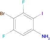 4-BROMO-3,5-DIFLUORO-2-IODOANILINE