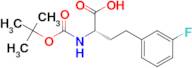 (S)-2-((TERT-BUTOXYCARBONYL)AMINO)-4-(3-FLUOROPHENYL)BUTANOIC ACID