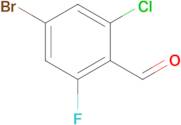 4-BROMO-2-CHLORO-6-FLUOROBENZALDEHYDE