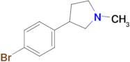 3-(4-BROMOPHENYL)-1-METHYLPYRROLIDINE