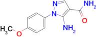 5-AMINO-1-(4-METHOXYPHENYL)-1H-PYRAZOLE-4-CARBOXAMIDE