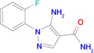 5-AMINO-1-(2-FLUOROPHENYL)-1H-PYRAZOLE-4-CARBOXAMIDE