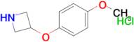 3-(4-METHOXYPHENOXY)AZETIDINE HCL