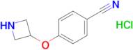 4-(AZETIDIN-3-YLOXY)BENZONITRILE HCL