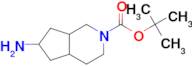 TERT-BUTYL 6-AMINOHEXAHYDRO-1H-CYCLOPENTA[C]PYRIDINE-2(3H)-CARBOXYLATE