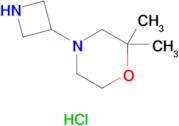 4-(AZETIDIN-3-YL)-2,2-DIMETHYLMORPHOLINE HCL