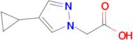 2-(4-CYCLOPROPYL-1H-PYRAZOL-1-YL)ACETIC ACID