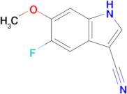 5-FLUORO-6-METHOXY-1H-INDOLE-3-CARBONITRILE