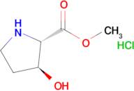 (2S,3S)-METHYL 3-HYDROXYPYRROLIDINE-2-CARBOXYLATE HCL