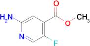 METHYL 2-AMINO-5-FLUOROISONICOTINATE