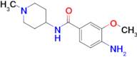 4-AMINO-3-METHOXY-N-(1-METHYLPIPERIDIN-4-YL)BENZAMIDE