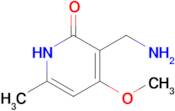 3-(Aminomethyl)-4-methoxy-6-methylpyridin-2-ol