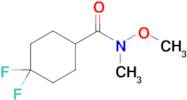 4,4-DIFLUORO-N-METHOXY-N-METHYLCYCLOHEXANECARBOXAMIDE