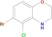 6-BROMO-5-CHLORO-3,4-DIHYDRO-2H-BENZO[B][1,4]OXAZINE