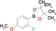 (2-FLUORO-4-METHOXYPHENYL)BORONIC ACID PINACOL ESTER