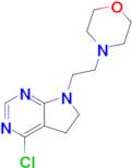 4-(2-(4-CHLORO-5H-PYRROLO[2,3-D]PYRIMIDIN-7(6H)-YL)ETHYL)MORPHOLINE