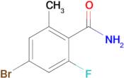 4-BROMO-2-FLUORO-6-METHYLBENZAMIDE