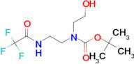 TERT-BUTYL 2-HYDROXYETHYL(2-(2,2,2-TRIFLUOROACETAMIDO)ETHYL)CARBAMATE