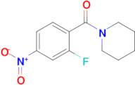 (2-FLUORO-4-NITROPHENYL)(PIPERIDIN-1-YL)METHANONE