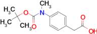 2-(4-(TERT-BUTOXYCARBONYL(METHYL)AMINO) PHENYL)ACETIC ACID