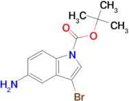 TERT-BUTYL 5-AMINO-3-BROMO-1H-INDOLE-1-CARBOXYLATE