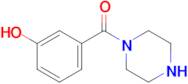(3-HYDROXYPHENYL)(PIPERAZIN-1-YL)METHANONE