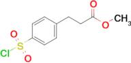 3-(4-Chlorosulfonylphenyl)propionic acid methyl ester