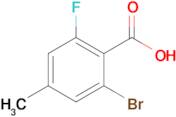 2-BROMO-6-FLUORO-4-METHYLBENZOIC ACID