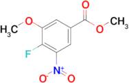 METHYL 4-FLUORO-3-METHOXY-5-NITROBENZOATE