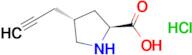 (2S,4R)-4-(PROP-2-YNYL)PYRROLIDINE-2-CARBOXYLIC ACID HCL