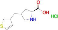 (2S,4R)-4-(THIOPHEN-3-YLMETHYL)PYRROLIDINE-2-CARBOXYLIC ACID HCL