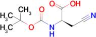 (R)-2-((tert-butoxycarbonyl)amino)-3-cyanopropanoic acid