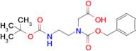 N-[2-[[(1,1-Dimethylethoxy)carbonyl]amino]ethyl]-N-[(phenylmethoxy)carbonyl]glycine