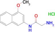 2-Amino-N-(4-methoxynaphthalen-2-yl)acetamide hydrochloride