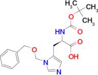 (R)-3-(1-((Benzyloxy)methyl)-1H-imidazol-5-yl)-2-((tert-butoxycarbonyl)amino)propanoic acid