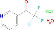 2,2,2-TRIFLUORO-1-(PYRIDIN-3-YL)ETHANONE HCL H2O