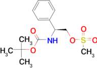 (2S)-2-[(tert-butoxycarbonyl)amino]-2-phenylethyl methanesulfonate