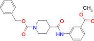 Benzyl 4-({[3-(methoxycarbonyl)phenyl]amino}carbonyl)piperidine-1-carboxylate