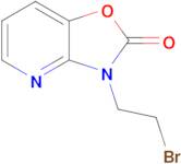 3-(2-bromoethyl)[1,3]oxazolo[4,5-b]pyridin-2(3H)-one