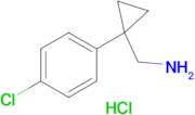 1-[1-(4-Chlorophenyl)cyclopropyl]methanamine hydrochloride